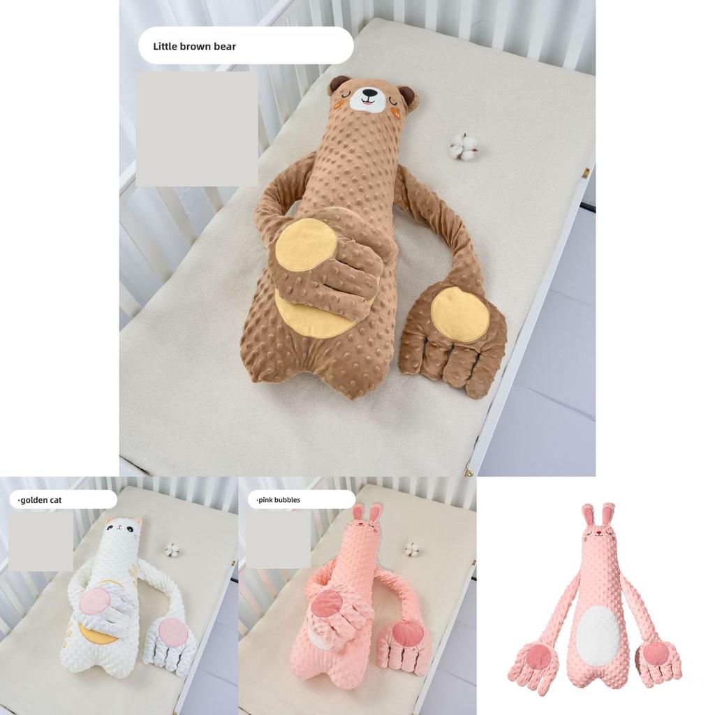 Детская мультяшная плюшевая подушка в виде животного с функциями похлопывания и музыки для сна и успокоения
