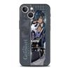 Роскошный чехол для телефона Genshin Impact Game Role для iPhone 13 15 14 12 11 Pro MAX XR X SE XS 7 8 Plus, мягкий черный защитный чехол