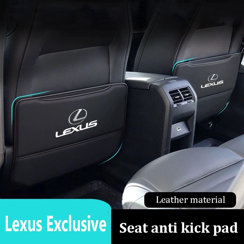 AAPE1 Car Seat Back Anti-Kick Mat Protector Pad Cover For Lexus F SPORT ES RX NX LS UX LM LX GX LC RZ IS CT GS RC HS SC TX LBX IS300 R