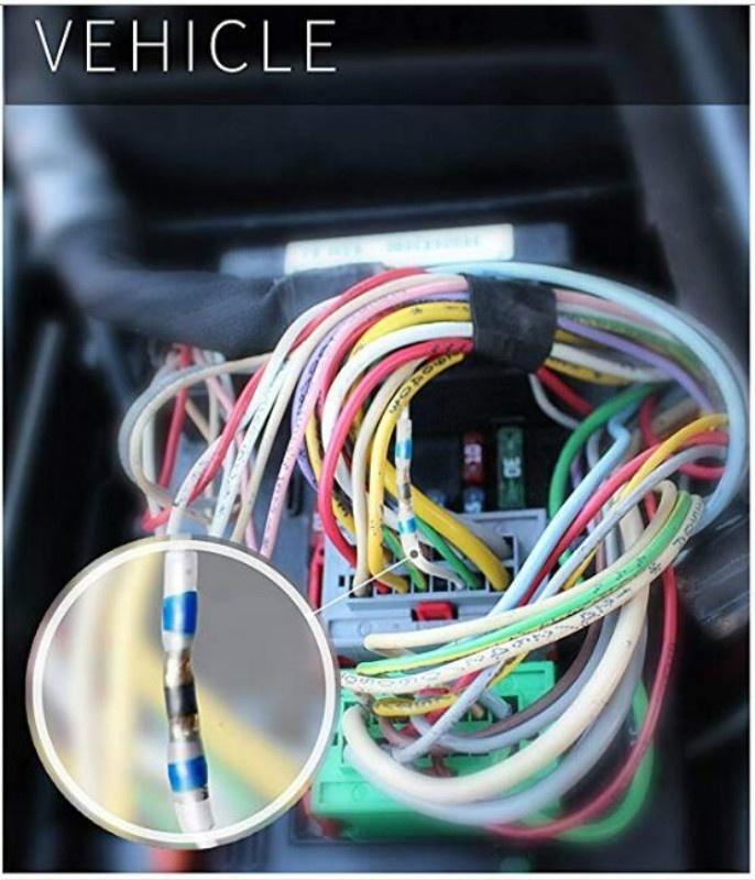 10/20/50 шт. термоусадочные стыковые обжимные клеммы водостойкие уплотнительные соединители для проводов припой для сращивания кабеля клеммный комплект