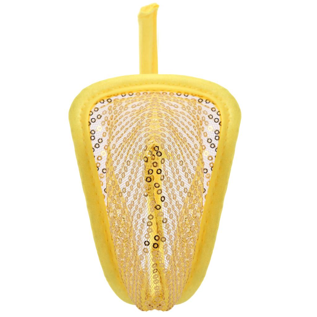 Мужские прозрачные сетчатые стринги, прозрачные трусы с микровыпуклостью, трусы C-String, нижнее белье