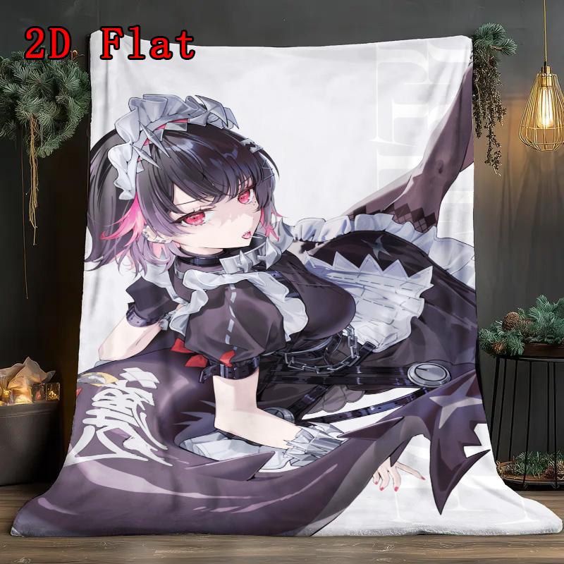Zenless Zone Zero 2D Flat Pattern Flannel Blanket High quality All Seasons Warmth and Comfort Perfect for Christmas Gifts.DMT0925250