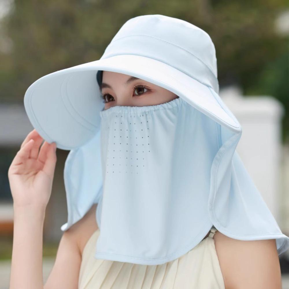 UV Protection Sunshade Hat Breathable Sun Hat New Bucket Hat  Neck Face Protection
