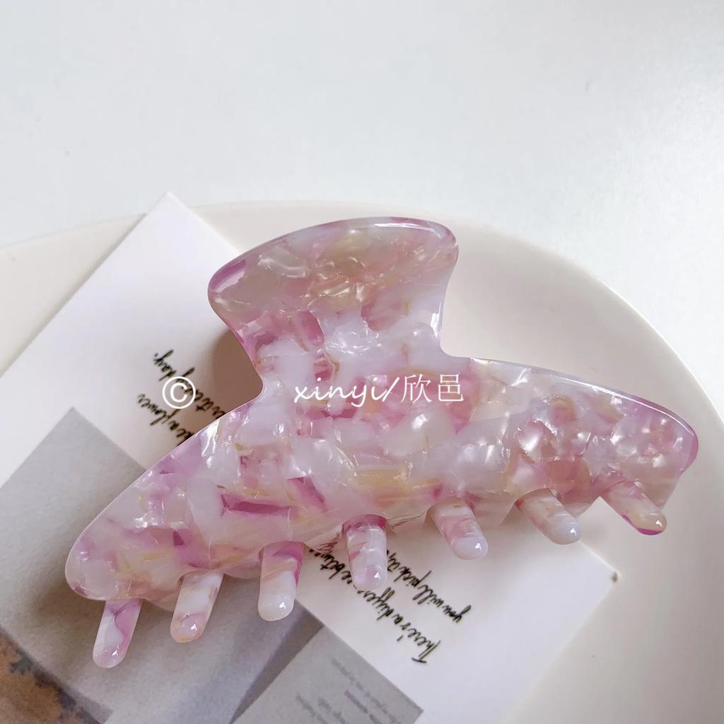 Женская легкая роскошная ацетатная заколка для волос на затылке, простая заколка для волос для девочек, аксессуары для волос