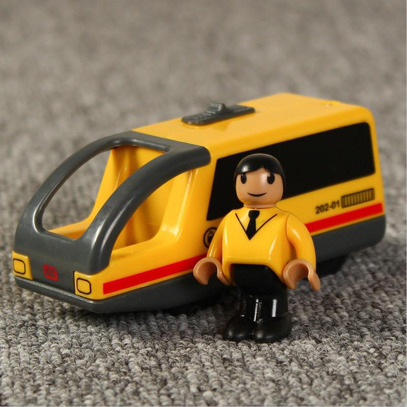 Магнитный Электрический Паровозик Игрушка для Детей - Совместим со Всеми Деревянными Дорожками