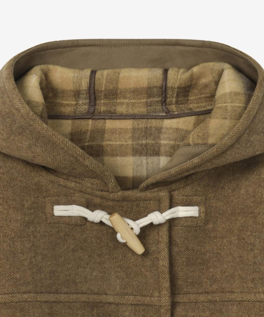 COVERNAT WOMAN Edin Short Duffle Coat Beige
