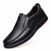 Men Leather Shoes Men's Summer Loafers Shoes Genuine Leather Soft Man Casual Slip-on Cutout Shoes Cowhide Summer Loafers