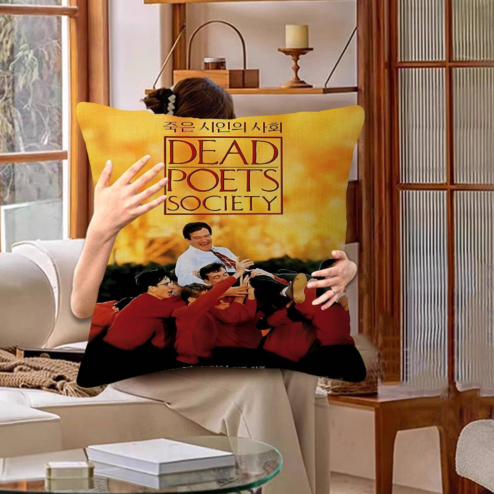 Dead Poets Society Movie Maple Design Cushion Cover Happy Autumn Harvest Decor Holiday Decorati Pillow Cover