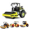 ABAM1 Single Wheel Roller Truck Engineering Toy Car For Children 1/50 Diecast Miniature Model Heavy Vehicle Collection Gift Kid Boy
