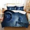 New Cartoon Astronaut Duvet Cover King Galaxy Space Bedding Set Microfiber Rocket Ship Space Adventure Comforter Cover