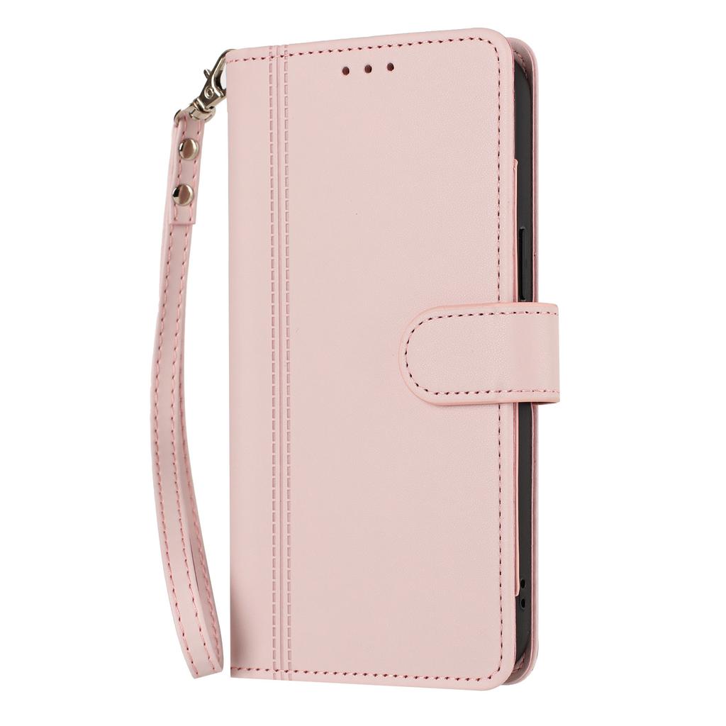 Кожаный кошелек-книжка для Nokia C01 Plus C30 C10 C20 C300 C02 C32 C12 X30 X20 X10 G21 G11 G20 G10 G400 G42 G22 из ПУ с 9 отделениями для карт и ремешком на запястье