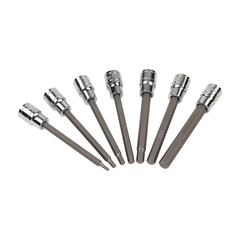 Набор шестигранных торцевых головок Набор шестигранных головок Трещоточный ключ Набор инструментов Набор HFS(р) 7-частный