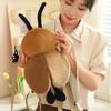 Новый Смешной Мультяшный Таракан Плюшевый Рюкзак Милый Удобный Практичный Большой Вместимости Рюкзак для Прогулок Для Детей Креативный Прекрасный Подарок