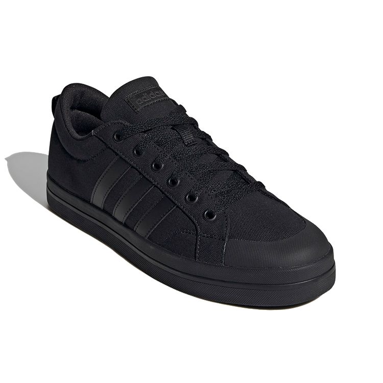 Adidas Neo Bravada Canvas Comfortable Low-Top Skate Shoes Unisex Sneakers Black FW2883