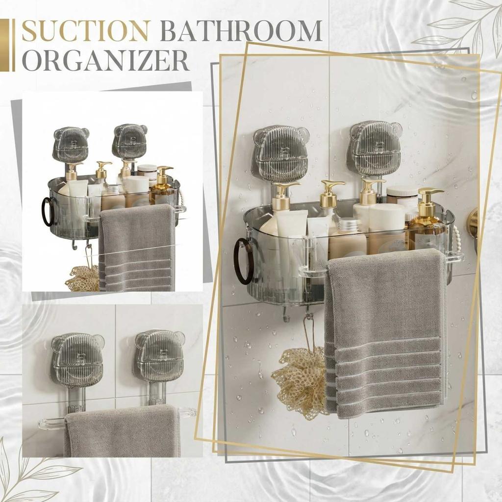 Полка на присоске Без сверления Настенный ящик для хранения в ванной