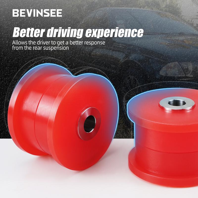 80A Polyurethane Rear Trailing Arm Bushings for BMW E46 E36 X3 E83, Replace for 33326770817,33322228153,33326770786,33321137806
