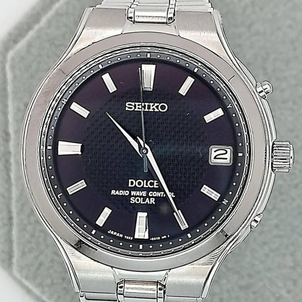 """За пределами измерений""" SEIKO Seiko Dolce Solar Radio SADZ015""" (7B22-0AK0) Дата Рабочее Состояние Запасная Вторичная Батарея
