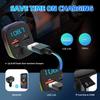 FM-передатчик Bluetooth Car 3.1A Dual USB Port+Type-C Charge Hands-free Call Wireless Aux Audio Radio Modulator MP3-плеер