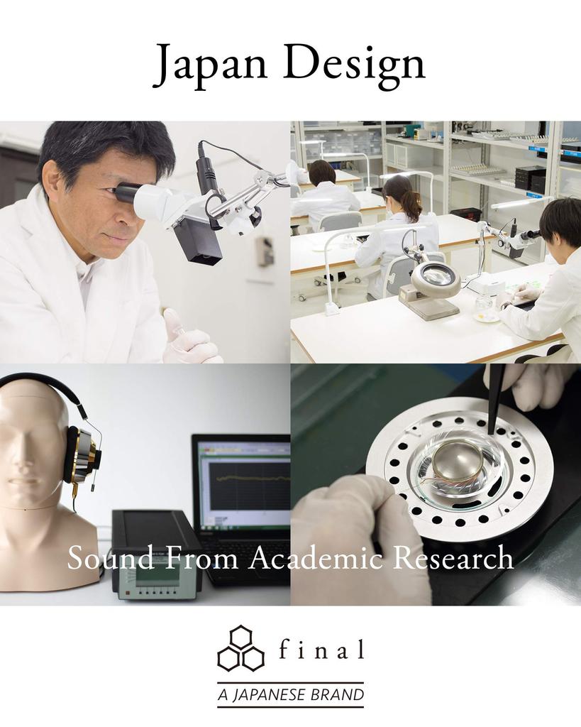 Final E500 In-Ear Earphones VR Binaural ASMR