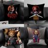 CChucky Doll Movie Cushion Cover Pillowcase Ultra Soft Skin Friendly Fabric Cloud Like Comfort Concealed Zipper