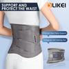 OLIKEI Эластичная спортивная поддержка талии для мужчин и женщин, поддерживающий поясничный пояс, бандаж для нижней части спины, облегчение боли, защита для талии с самонагревающимися подушками