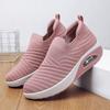 Fashion Women Walking Shoes Air Cushion Non Slip Orthopedic Shoes Ladies Platform Mules Breathable Wedge Female Sneakers 2025 Size 42