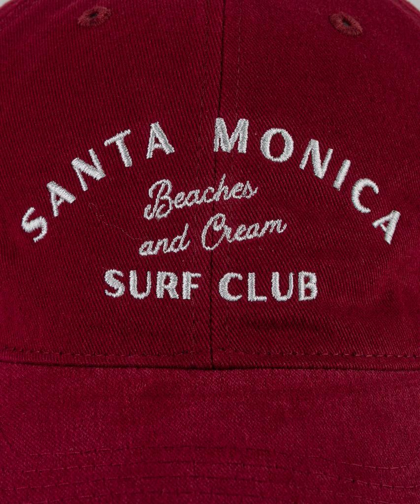 Кепка-бейсболка Bichiseuaenkeulim Santa Monica Хлопковая - Бордовый