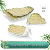 JINMEILI Melamine Faux Bamboo Serving Tray