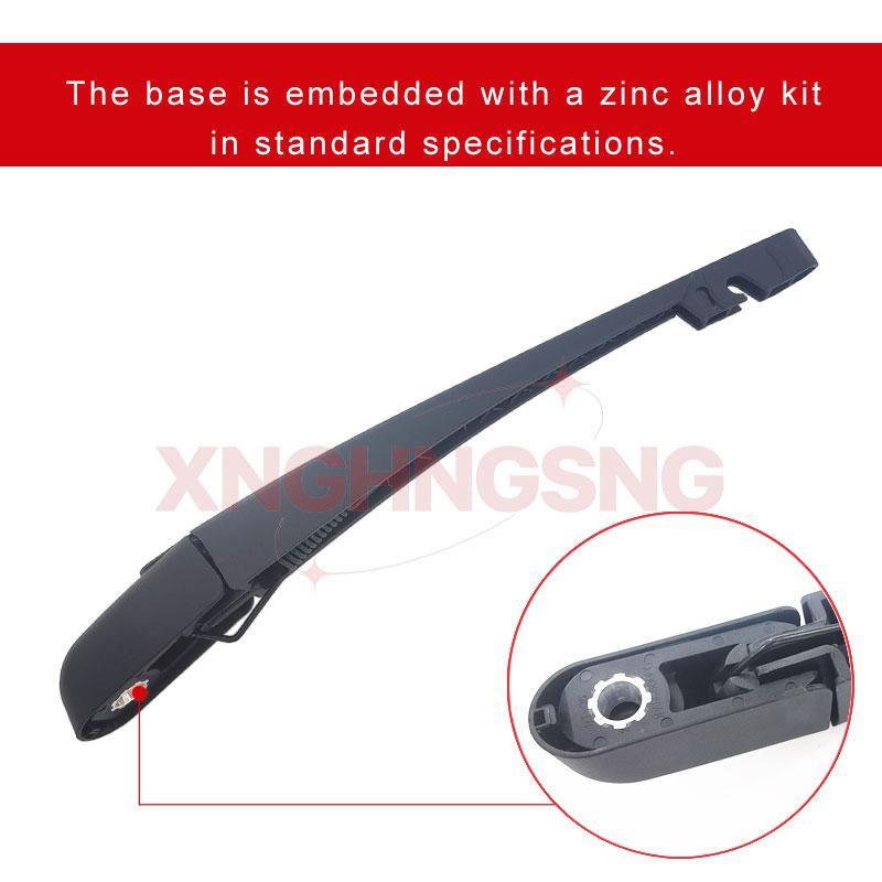 Premium Natural Rubber Boneless Rear Windshield Wiper for Assembly for Morris Garages MG Gloster Cars