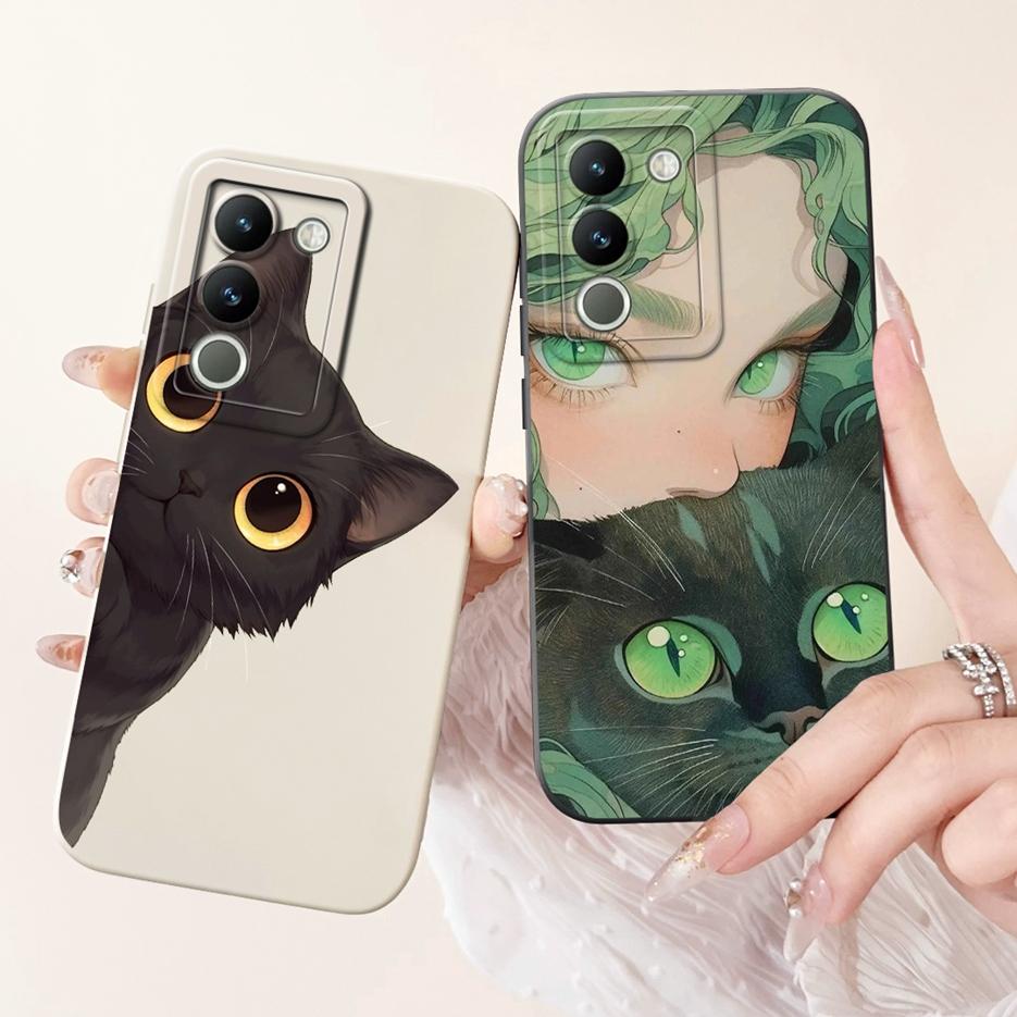 Чехол для Vivo V29 Pro Чехол для Vivo V29e Милый Модный Мультяшный Чехол Мягкий ТПУ Чехол для Телефона Для Vivo V29 Lite V 29 Pro VivoV29 e Fundas Coque
