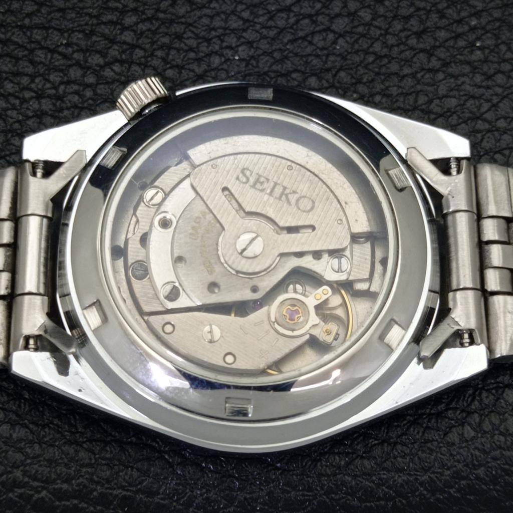 JAPAN VINTAGE REFURBISHED SEIKO 5 AUTOMATIC MENS BLACK DIAL WATCH A440548-9 Sk-a440548-1