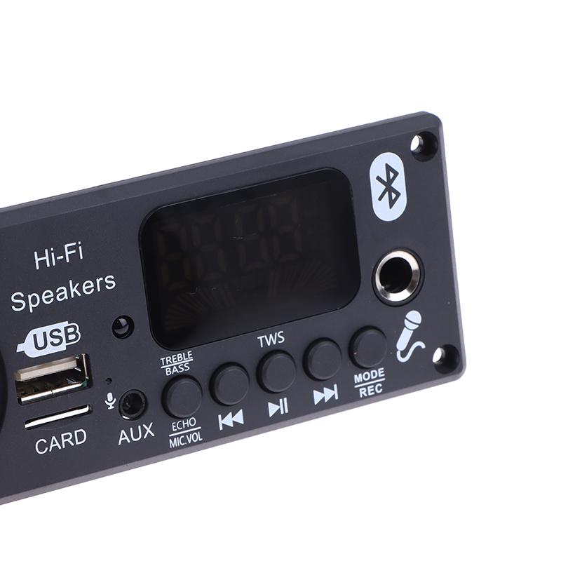DC 12V MP3 BT Декодирующая Плата Автомобильное Аудио MP3 Декодер BT 5.3 Без Усилителя USB TF FM Радио Модуль Цветной Экран MP3 Плеер