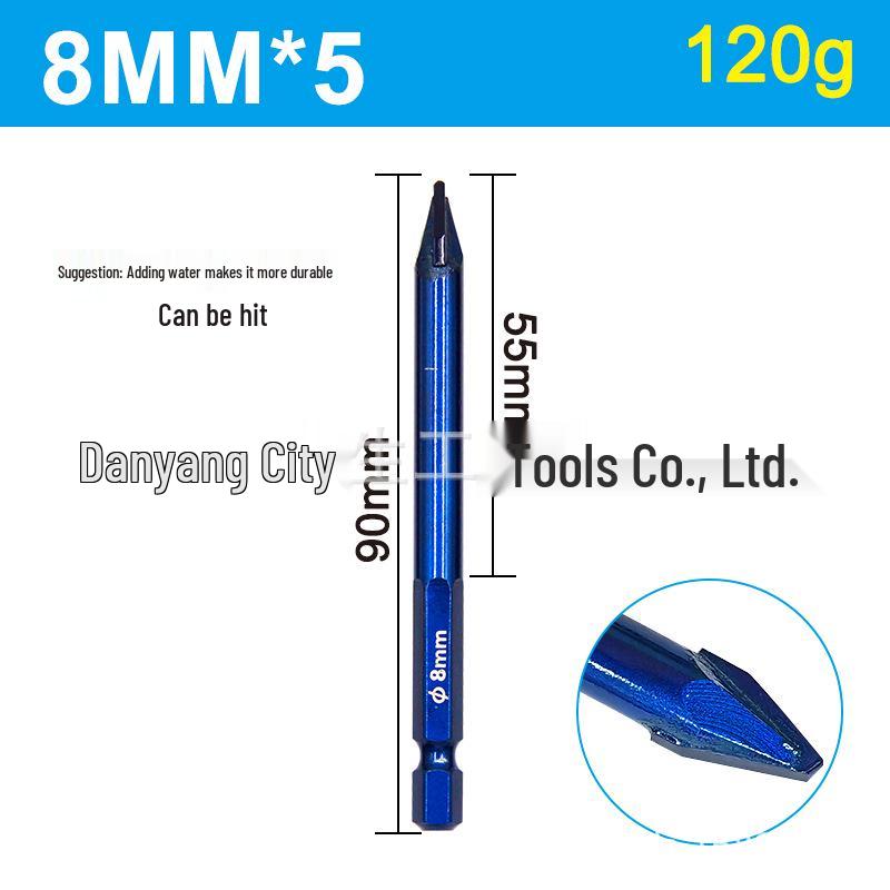 Многофункциональное сухое сверло с шестигранным хвостовиком для керамики, камня и фарфора