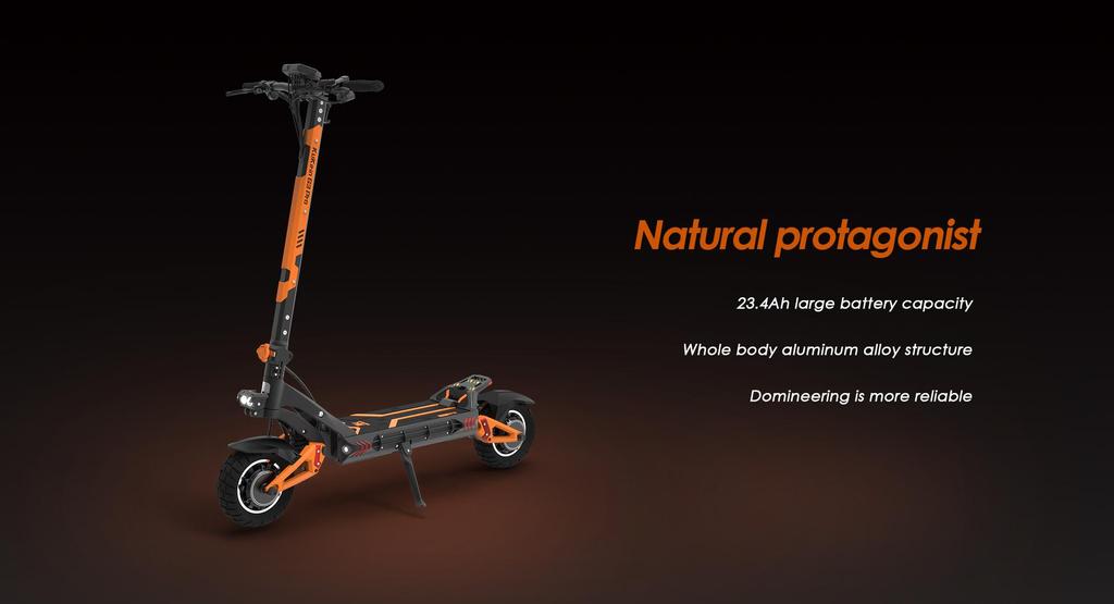 Kukirin G3 Pro Electric Scooter 1200W*2 Motor 52V23.4Ah Battery 65km/h Max Speed 80km Max Range