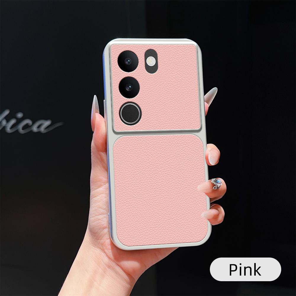 Чехол для Vivo S17 Чехол-обложка для Vivo S17 Pro Чехол из кожи для Vivo V29 V29 Pro Роскошный чехол с защитой камеры Матовый кожаный задний чехол