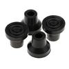 4 Pack 1/2 Inch Replacement Rubber Cane Tips for Canes Crutch Walking Sticks and Walkers