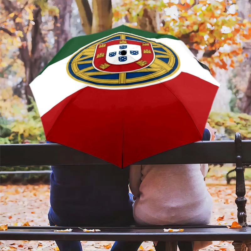 Royal Emblem Fabric Folding umbrella Portable durable Sun umbrella Gift light