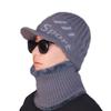 Winter Ear Protection Hat Fleece Thickened Warm Wool Hat Outdoor Scarf Men's Cold-proof Cycling Cold-proof Knitted Hat