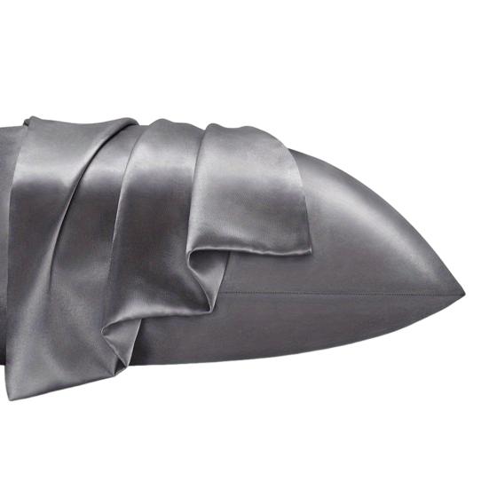 Наволочка из сатина Yousheng, однотонная наволочка, глянцевая антистатическая наволочка с невидимой молнией для спальни, подарок на новоселье