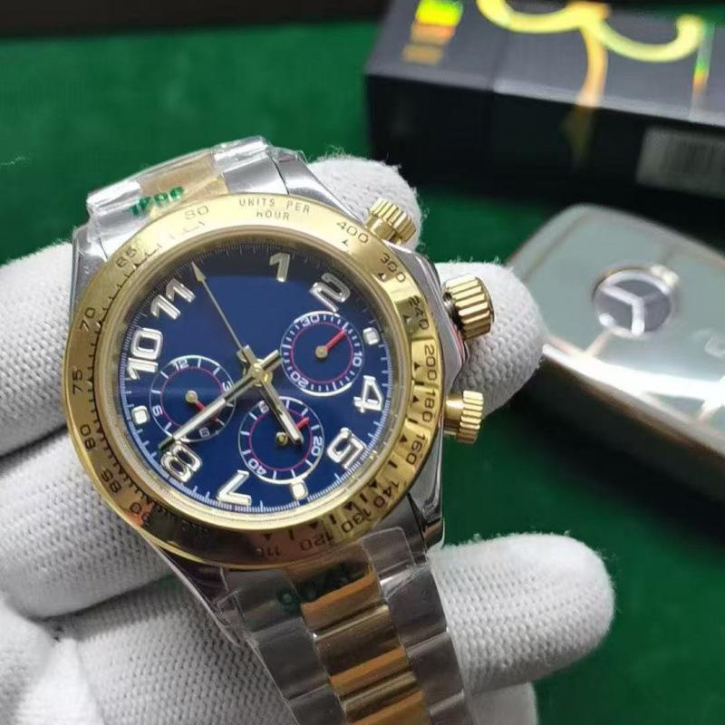 Мужские автоматические механические часы Jialu Daytona с циферблатом «Панда»