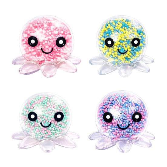Игрушка-антистресс DYS Octopus, Мягкий эластичный фиджет-шарик, Портативный карманный размер для взрослых и детей