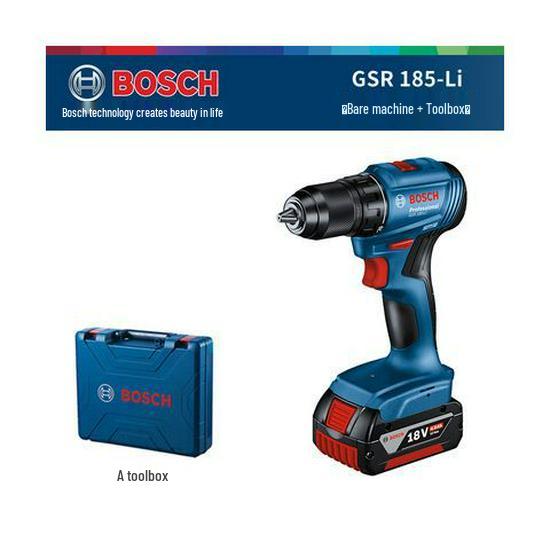 Bosch 18V Cordless Brushless Impact Driver Drill with Lithium-Ion Battery (GSR185/GSB185-Li)