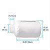 [ABPO] 30 Micron Dust Collector Bag with Clamp, 4Inch Universal Vacuum Filter Bag - for DW735, DW734, Grizzly, Delta, Shop