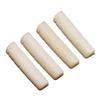 Bone Bridge Saddle and Nut, Set of 6 String Guitar Saddle and Nut, Guitar Replacement Part for Acoustic and Folk Guitar