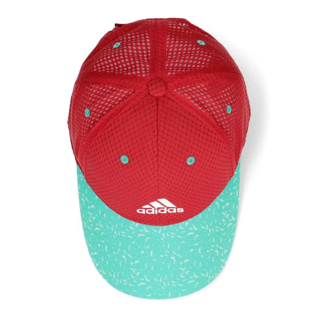 Adidas Легкая сетчатая кепка с изогнутым козырьком, размер 13, красная, детская