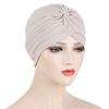 Женская мода, блестящий шелковый тюрбан, мягкий блестящий витой тюрбан, шляпа с химической повязкой на голову, головной убор для женской кепки