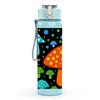 1PC Colorful Mushroom Fantasy Cartoon Print 750ml Color Plastic Sports Water Bottle Leakproof Flip Straw Lid Suitable for Sports Office Home Use