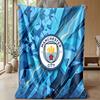 Manchester City Theme blanket Soft Flannel Blanket Plush Throw Blanket Cozy Sofa Bed Blanket for Home Decor