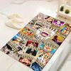 1Pc One Piece Posters Rug Office Carpet Indoor Outdoor Doormat Nonslip Soft Comfortable Living Christmas Halloween Xmas Gift D924124