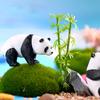 4шт милая панда миниатюрные животные пейзаж сад кукольный домик DIY орнамент